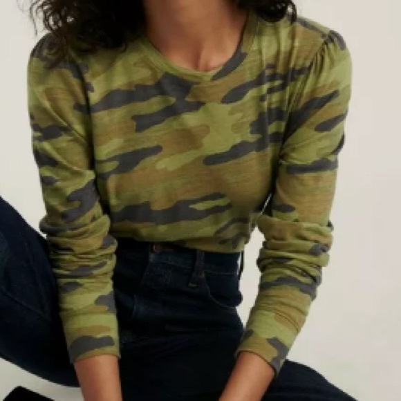LUCKY BRAND CAMO COTTON TEE NEW - Picture 2 of 11